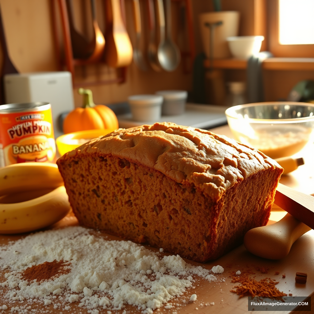 Pumpkin Banana Loaf